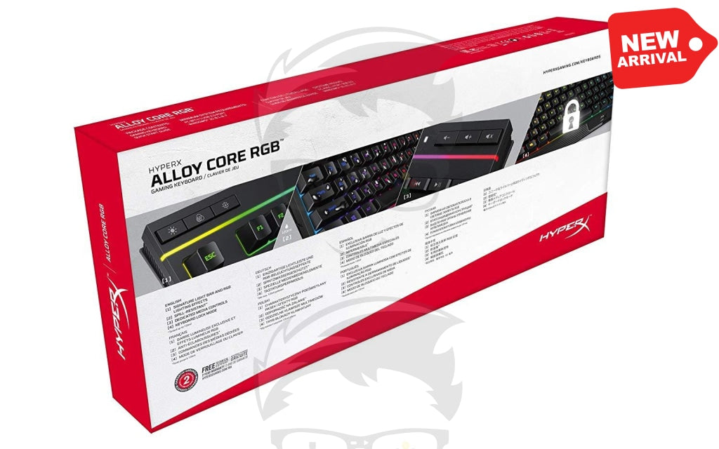 Hyperx Alloy Core Rgb Membrane Gaming Keyboard Hyperx Alloy Core Rgb Membrane Gaming Keyboard